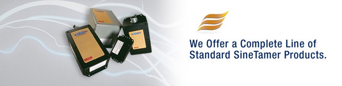 ECS offer complete range of standard SineTamer products