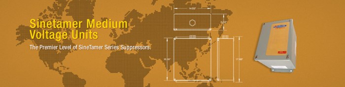Sinetamer medium voltage units for surge protection